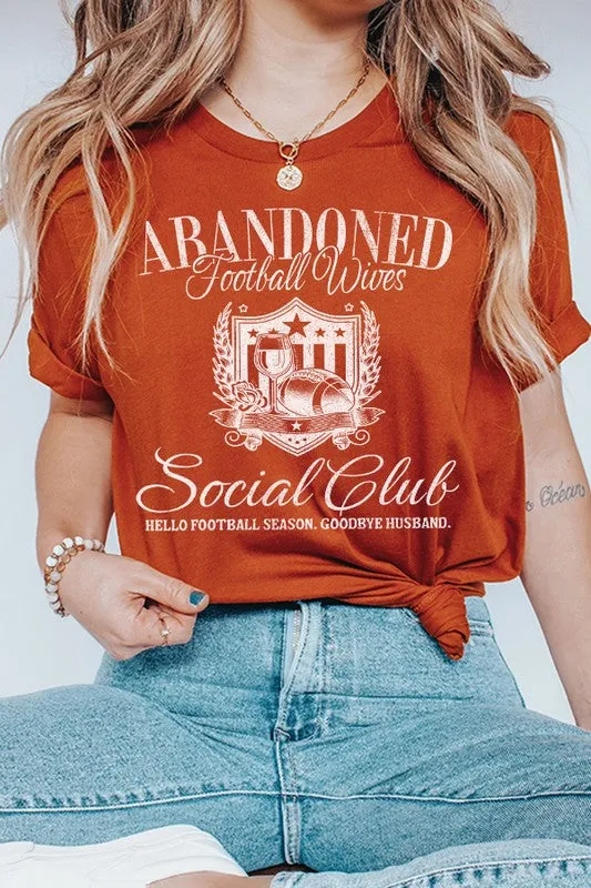 Abandoned Football Wives Social Club Fall Tee