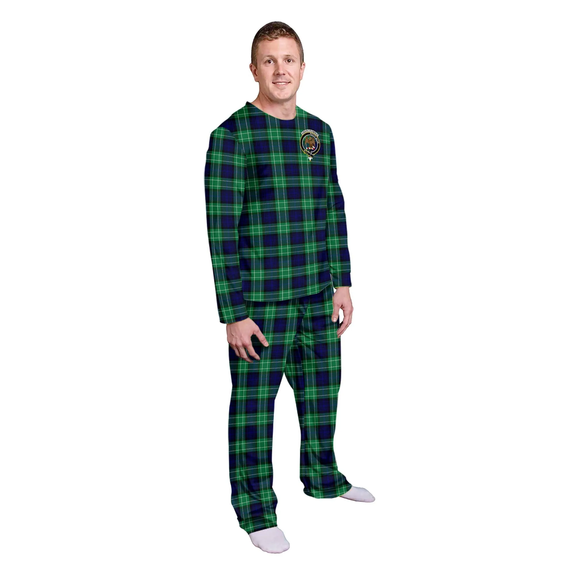 Abercrombie Tartan Pajamas Family Set with Family Crest