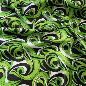 Abstract (Pucci) Wholesale Fabric in Limey