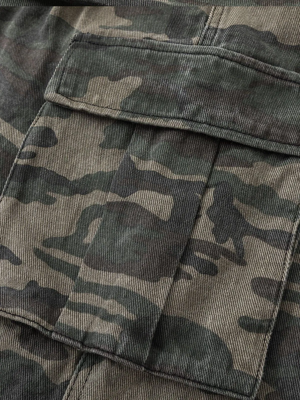 Aelfric Eden Camouflage Wrinkle Longline Jorts