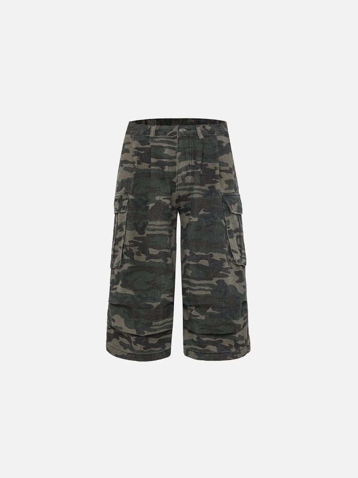 Aelfric Eden Camouflage Wrinkle Longline Jorts