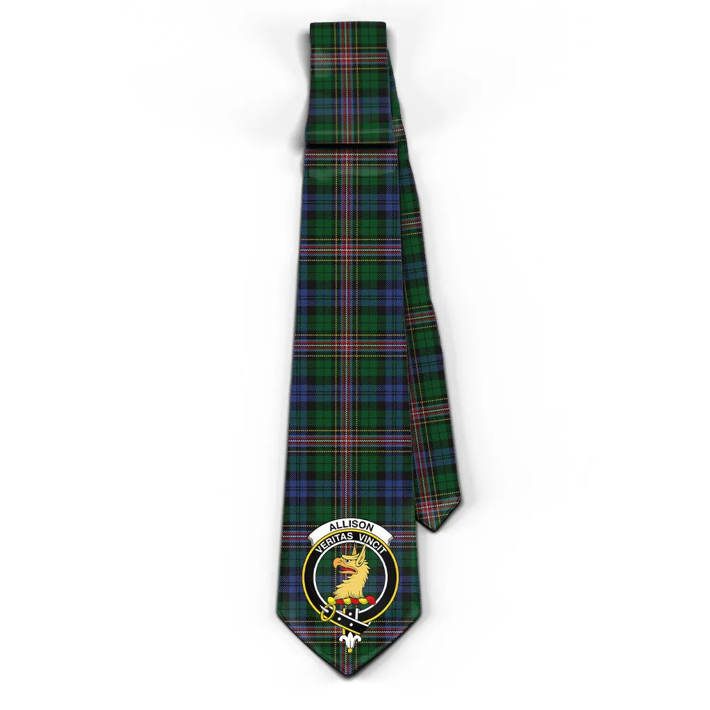 Allison Tartan Classic Necktie with Family Crest