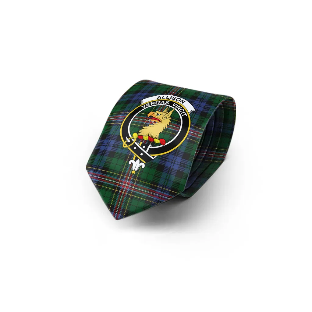 Allison Tartan Classic Necktie with Family Crest