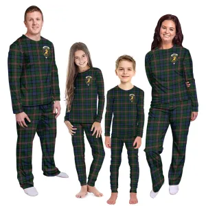 Allison Tartan Pajamas Family Set with Family Crest