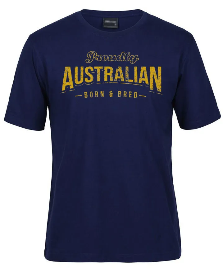 Australian Born & Bred Adults T-Shirt (Various Colours)