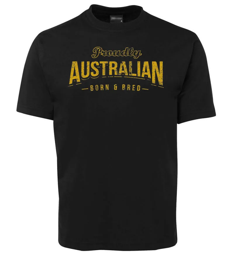 Australian Born & Bred Adults T-Shirt (Various Colours)