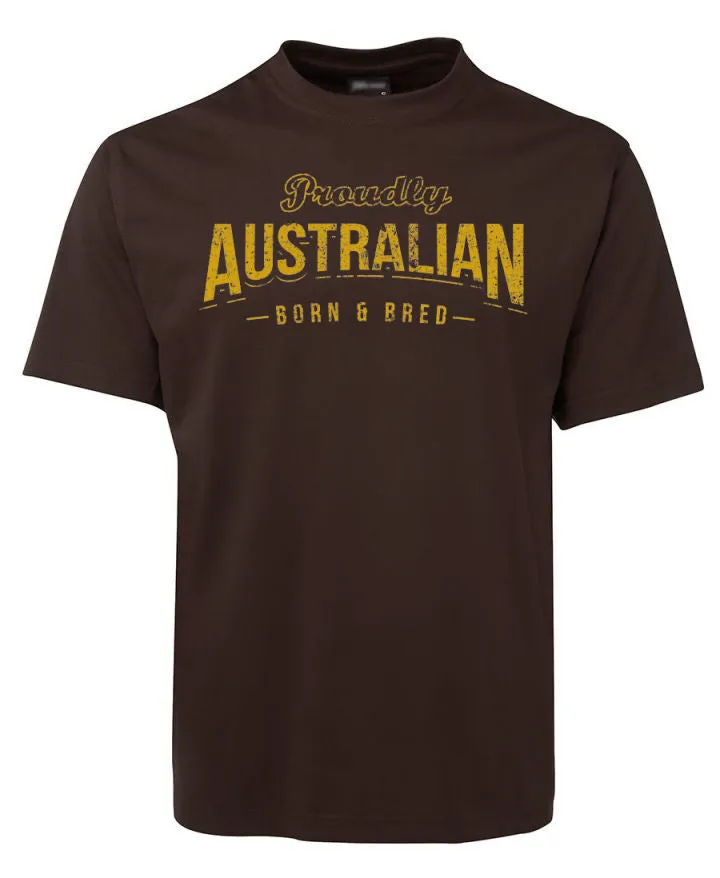 Australian Born & Bred Adults T-Shirt (Various Colours)