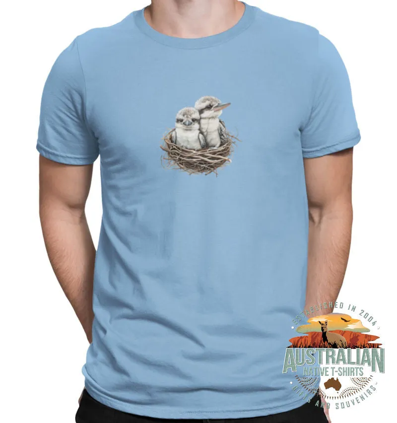 Baby Kookaburra Nest Adults T-Shirt (Various Colours)