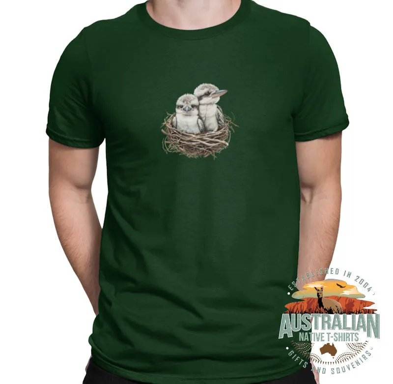 Baby Kookaburra Nest Adults T-Shirt (Various Colours)