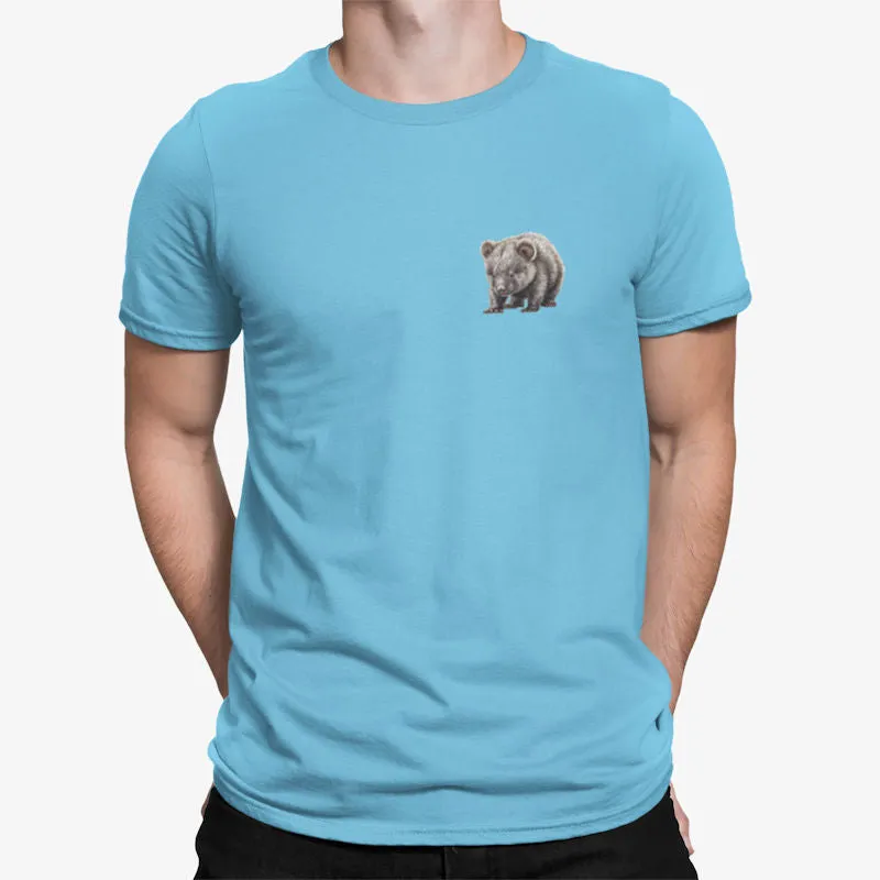 Baby Wombat Left Chest Logo Adults T-Shirt (Various Colours)