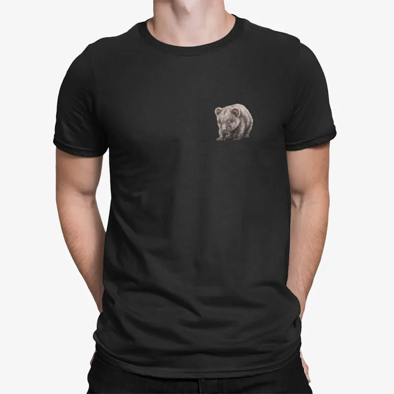 Baby Wombat Left Chest Logo Adults T-Shirt (Various Colours)