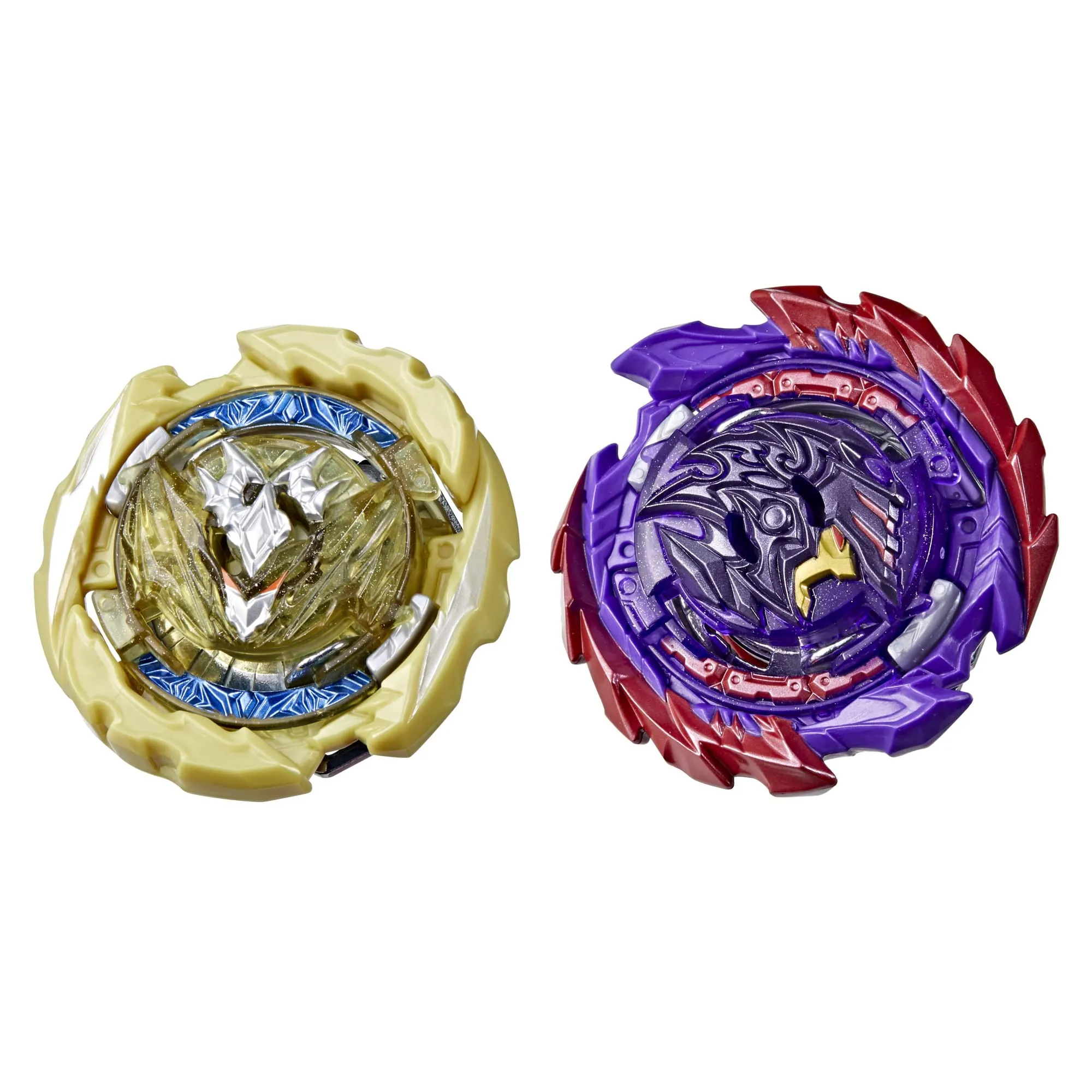 Beyblade Bey Blade Burst Quaddrive Berserk Balderov B7 and Cyclone Belfyre B7 Spinning Top Dual Pack Battling Game Top Toy