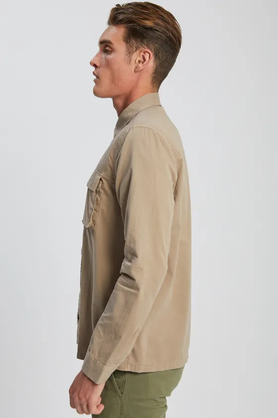 Cade Shirt  - Khaki