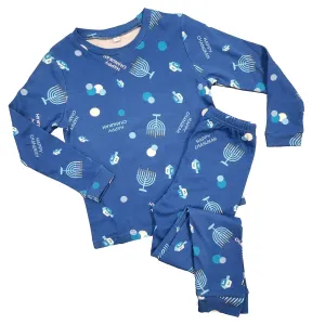 Chanukah Kids Pajamas,  100% Cotton, Size 4t-5t, Bag