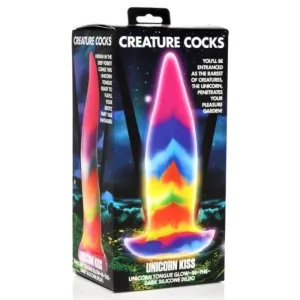 Creature Cocks ''Unicorn Kiss'' Tongue Glow-in-the-Dark Dildo