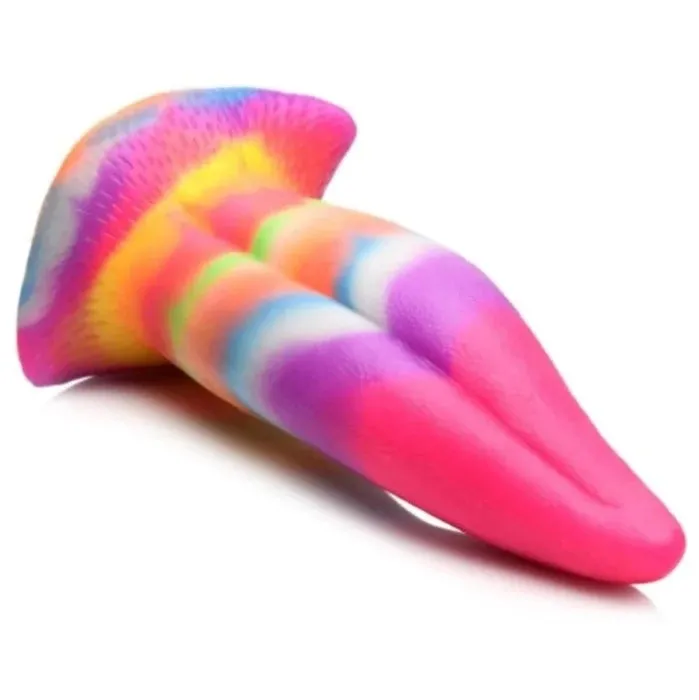 Creature Cocks ''Unicorn Kiss'' Tongue Glow-in-the-Dark Dildo