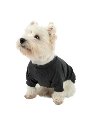 Dogs Solid Color Dark Grey Pajamas