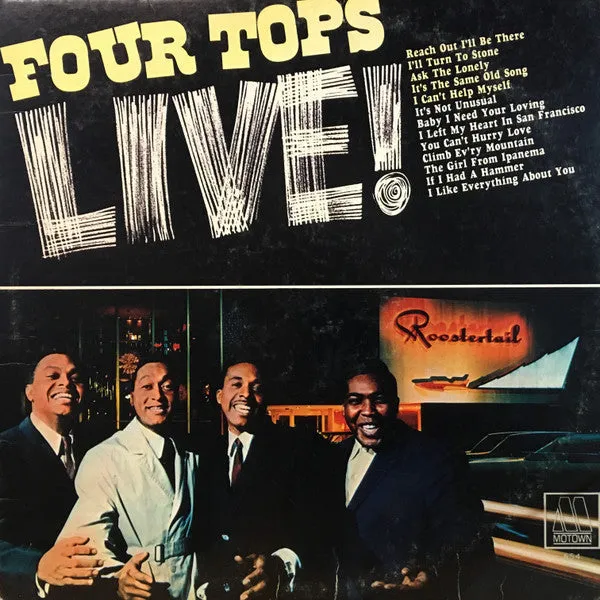 Four Tops - Four Tops Live (LP, Album, Mono, Ind) (VG )