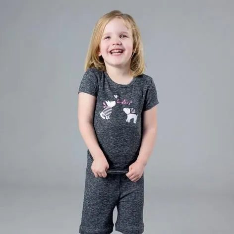 Girls "Besties" Scottie Dog Short PJ Set