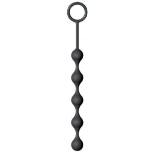 Icon Brands - S Drops Silicone Anal Beads (Black)