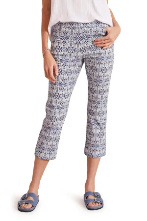 Ikat Print Capri