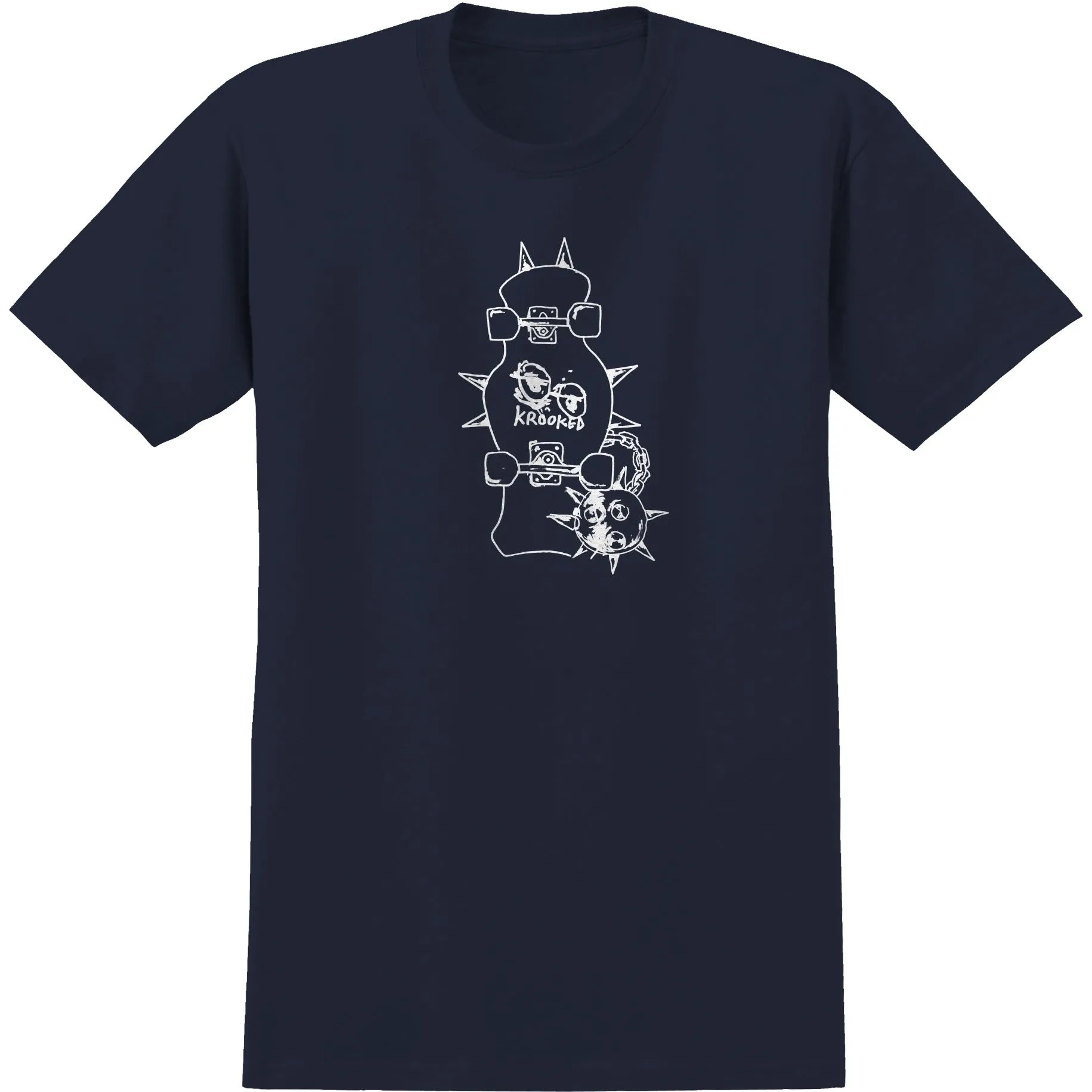 Krooked Mace Tee Navy/White