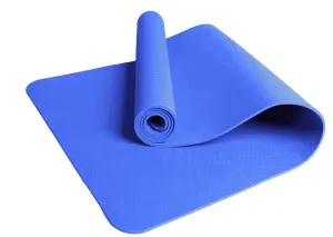 Kuber Industries 4 MM PVC Rubber Yoga mat 72" x 24", Blue