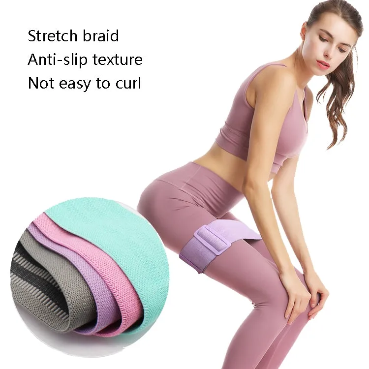 LD-3606 Adjustable Non-Slip Yoga Belt Thickening Tension Belt(Purple)