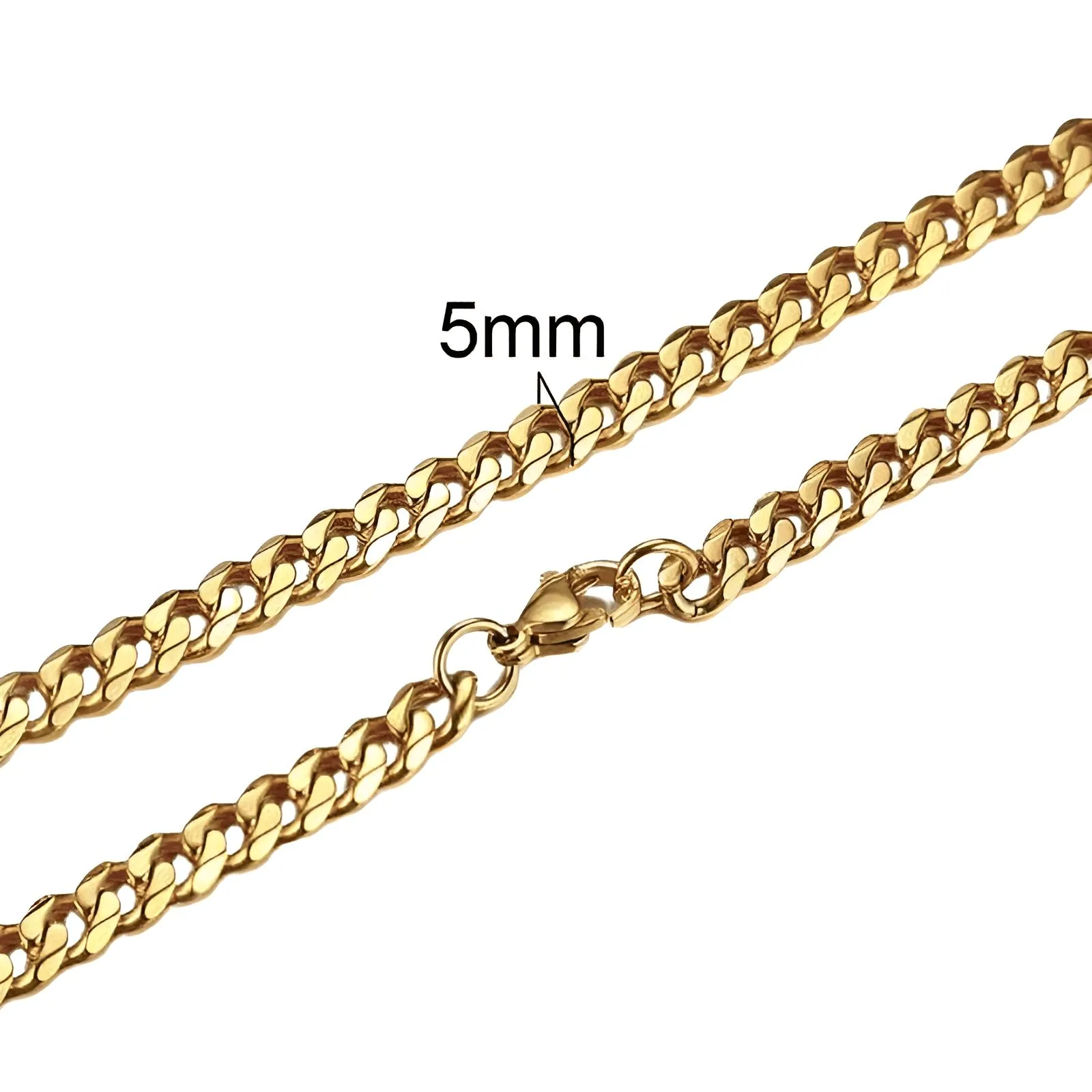 Men's Cuban Link Necklaces - 3 To 7 MM