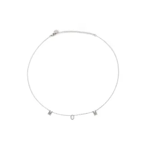 Mom Space Necklace, Silver