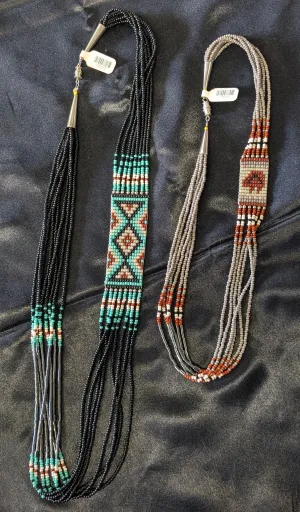 Navajo Design Beaded Necklace