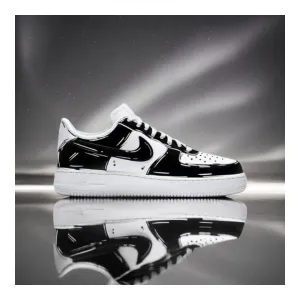 NIKE AIR FORCE 1 CUSTOM CARTOON WHITE BLACK