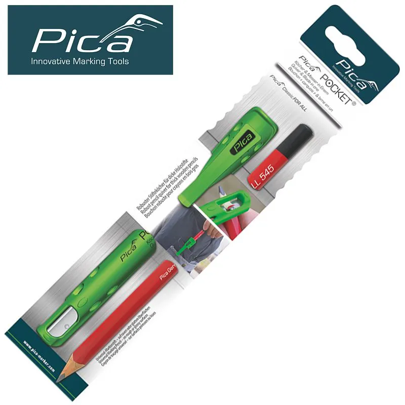 PICA PICA POCKET C/W 1 FOR ALL GRAPHITE 2B MARKING PENCIL IN BLISTER PICA505-04