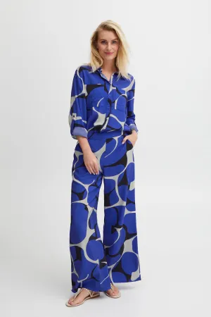 Scarlett Trousers - Blue Print