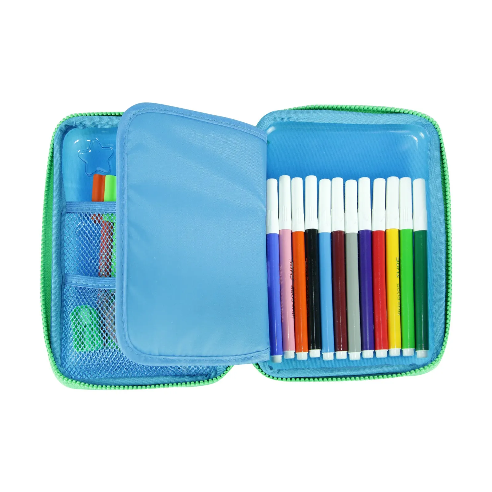 Smily Kiddos Pvc Pencil Case Blue