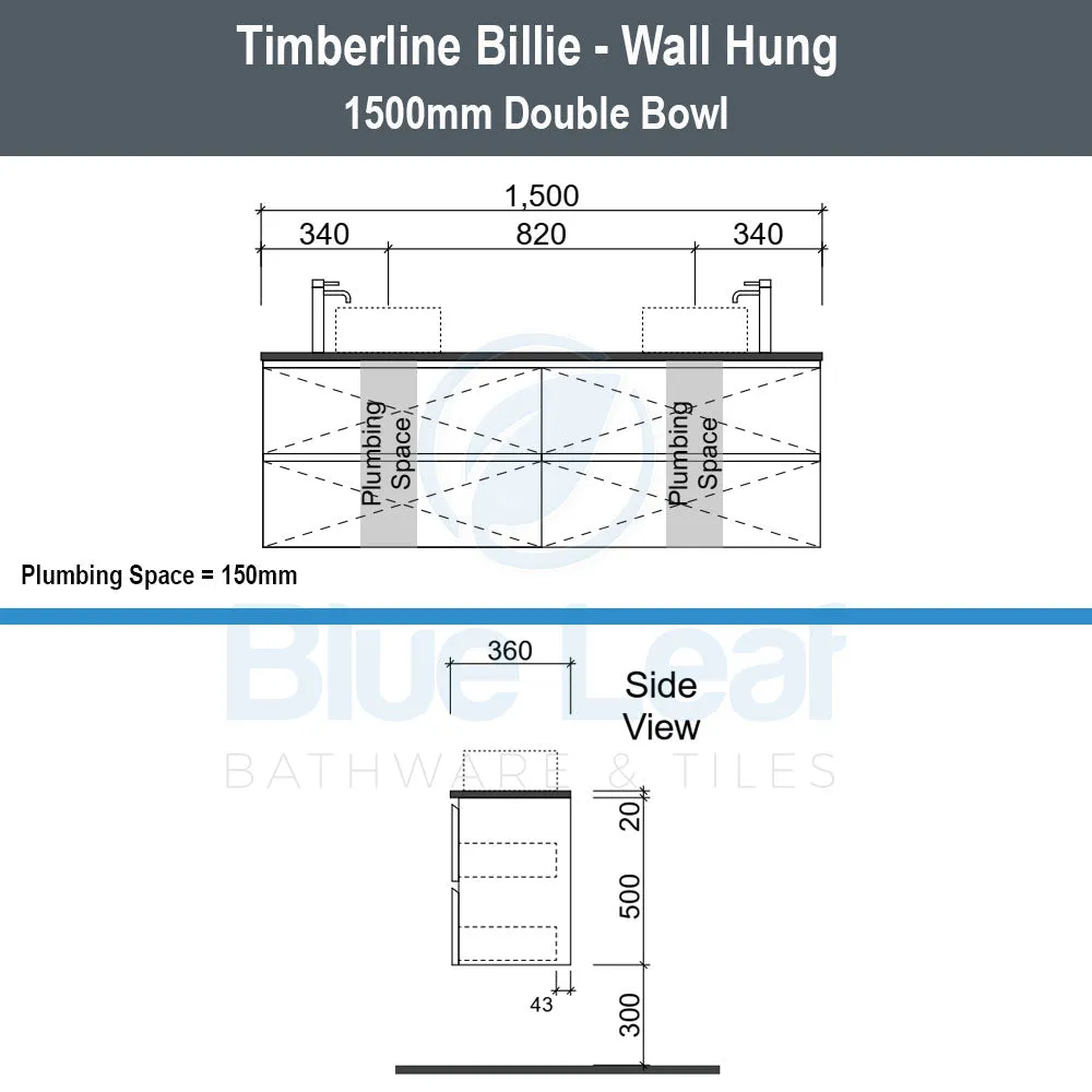 Timberline Billie Wall Hung Vanity