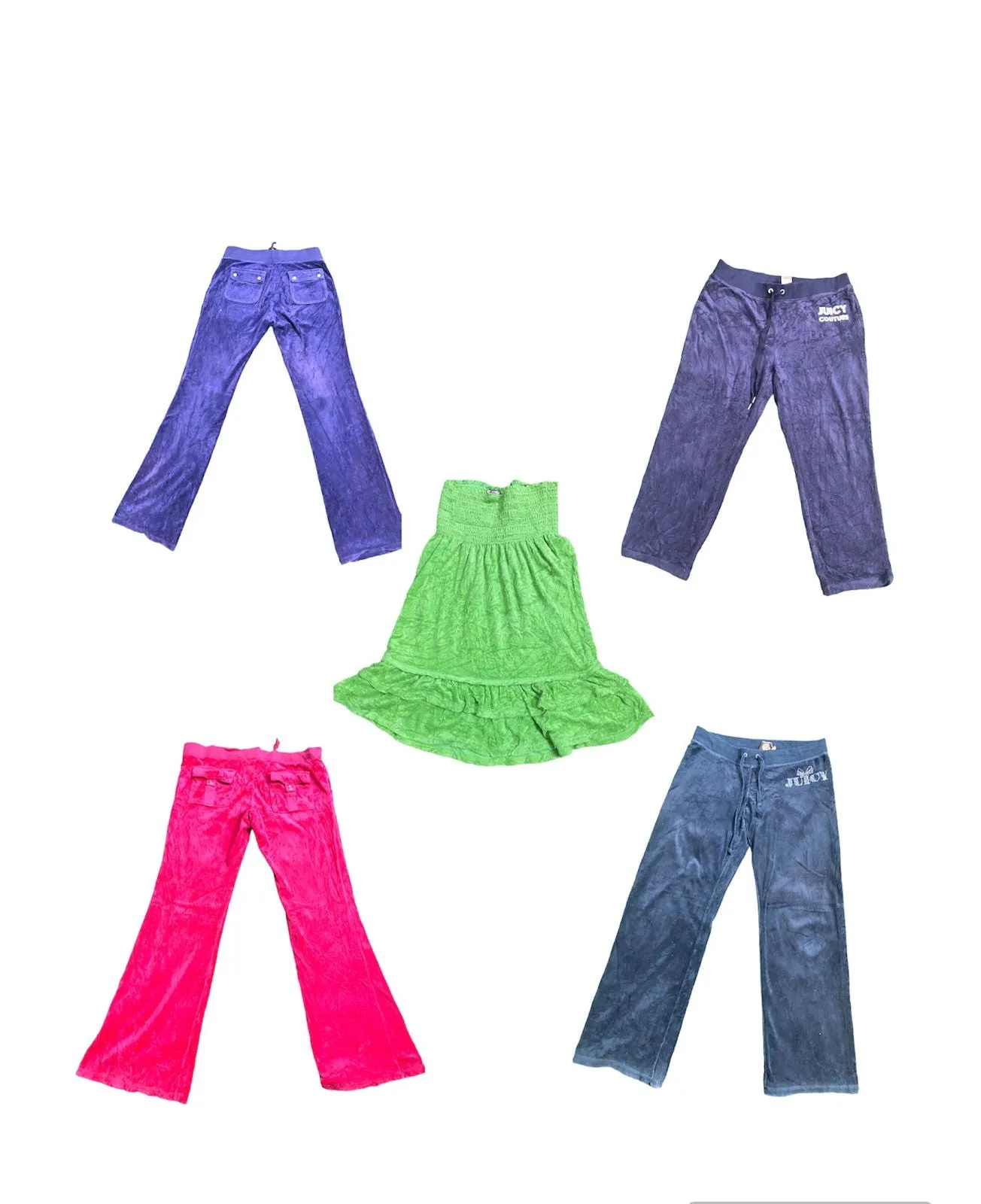 Y2K 2024 Juicy Couture Trousers/Skirt (14Pcs)