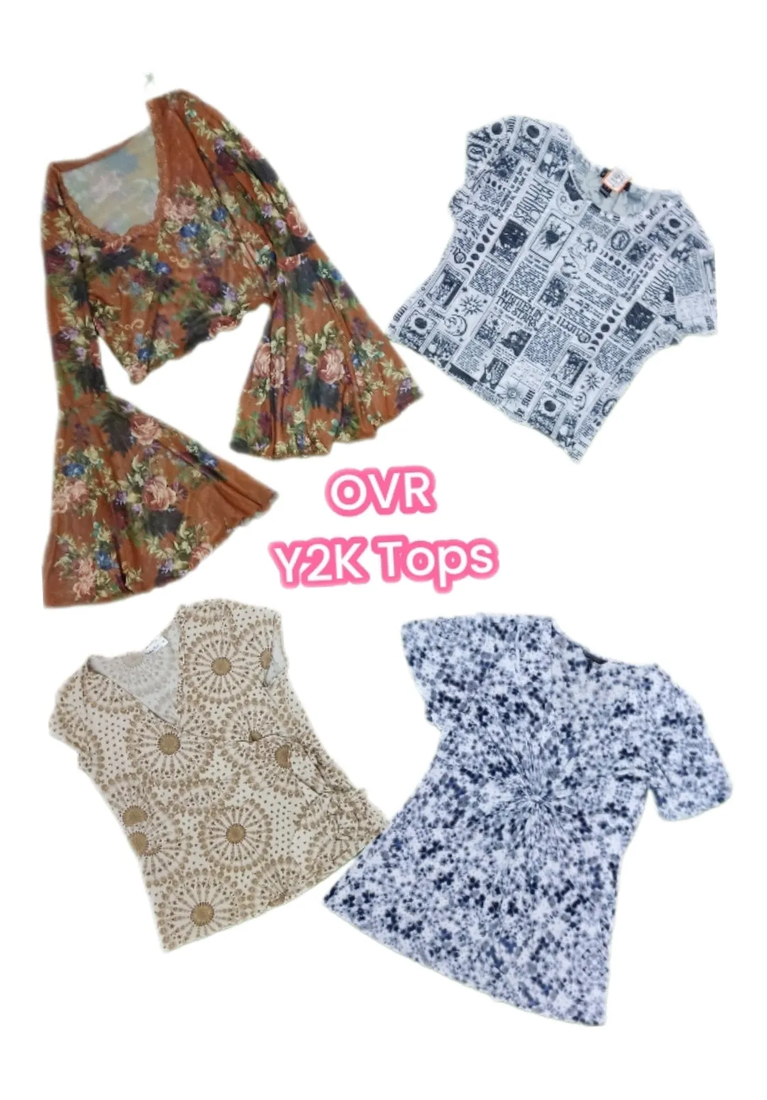 Y2K Tops 55 pcs